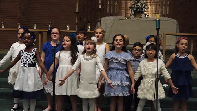 WLA Children's Choir Sing at Corporate Event