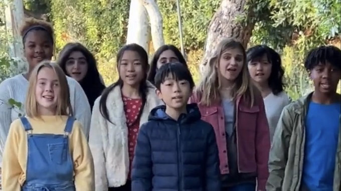 WLA Children's Choir HELPING DIANE WARREN GET THE WIN