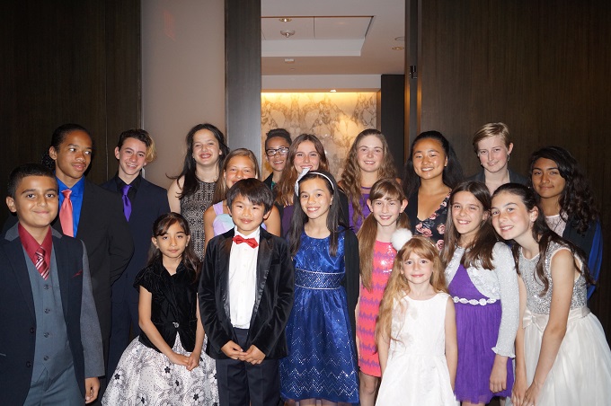 West L.A. Children's Choir SINGING AT SONY STUDIOS